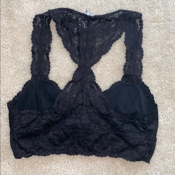 FREE PEOPLE BLACK LACE BRA SIZE SMALL - Picture 5 of 5